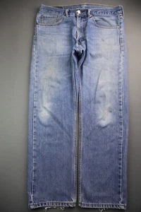 Men's 2013 Levi's 505 Jeans Regular Fit Distressed Size 34x29 Zipper Fly - Imagen 1 de 12