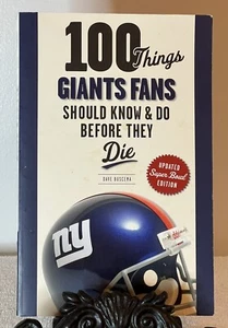 Dave Buscema/100 Things NY Giants Fans Should Know & Do Before They Die 2012 New - Imagen 1 de 12
