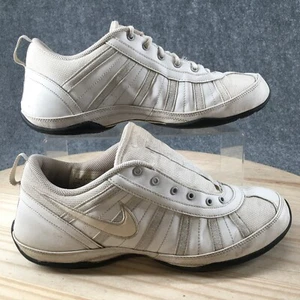 Nike Shoes Womens 9 Non-Marking Gym Trainer Athletic White Mesh Low 316095-110 - Picture 1 of 17