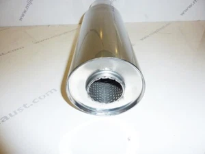 Silenciador de 5" x 1,75" x 12" Silenciador de Resonador de Escape Universal S/S - Imagen 1 de 1