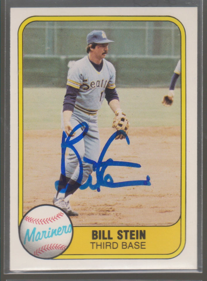 Autographed 1981 Fleer Bill Stein - Mariners - Image 1 of 1
