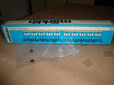 Märklin 4207, 4208, 4209, 3 Abteilwagen-Paare der KPEV, 3 A, mit Orig.kartons - Bild 1 von 4