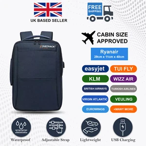 Mochila para computadora portátil impermeable USB mochila delgada viaje de negocios bolsa escolar - Imagen 1 de 6