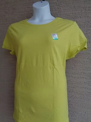 NWT Just My Size 3X Cotton S/S Crew Neck Tee Top Lime Lantern  - Image 1 of 2