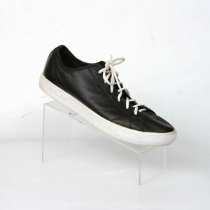 Converse CT Cupsole Ox Black Leather Fashion Sneaker Shoes Unisex Mens 11 Wos 13 - Picture 1 of 11