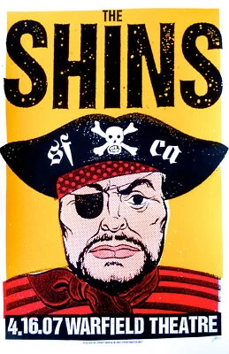 The Shins Concert Poster Print Mafia San Francisco - Image 1 of 3