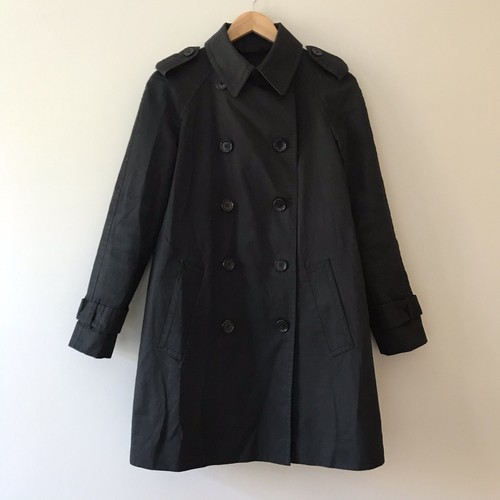 Coach Trench nero pavone cotone piccolo us intime ottimeioni