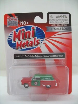 Mini Metals HO Model 30503: 1953 Ford Sedan Delivery, Texaco Salesman’s Car, MOC - Image 1 of 4