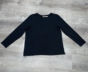 Christian Siriano T-Shirt Donna X-Large XL Maglia Top Nero Manica 3/4 - Foto 1 di 7