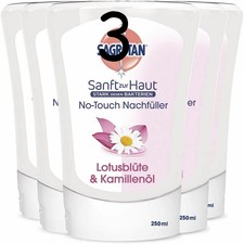 3 Dettol No Touch Refills Lotus Flower & Camomile Oil .