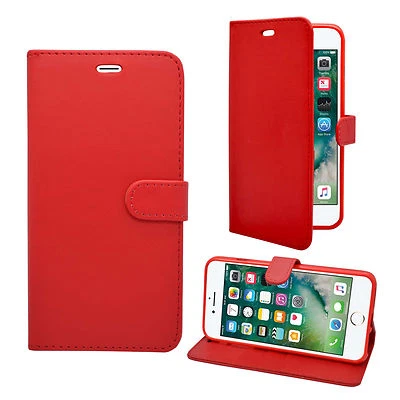Funda Para Apple iPhone 7 Plus 8 Plus Billetera Abatible Cuero PU Soporte Ranura para Tarjeta Cubierta Foto 1 de 4