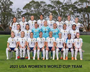 2023 USA WOMEN'S SOCCER WORLD CUP 8X10 TEAM PHOTO - Picture 1 of 1