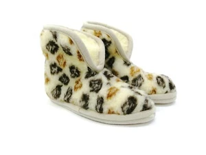 Pantuflas de lana, zapatos, botas, lana natural merino de la UE 100% BUEN REGALO!!! LISTKI B - Imagen 1 de 5