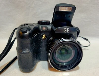 GE Power Pro Series X500 16MP Black Digital Camera 15X Optical Zoom W/ Strap - Image 1 of 4