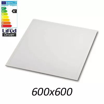 LED Panel Premium 600x600 cm 48W Leuchte Rasterdeckenleuchte Lifud Trafo