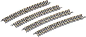 BS TOMIX 1853 Curved Rail C541-15 F 4Pcs. N Scale Railway Model Supplies - Picture 1 of 3