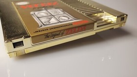 The Legend Of Zelda NES Game Cartridge Gold Shiny With Sleeve 3 Screw Nintendo 
