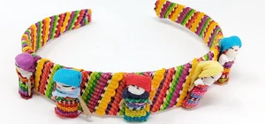 diademas guatemaltecas con muñecas de preocupación - Imagen 1 de 1