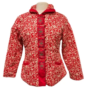 Chinesisches Neujahr Medium Jacke, 5 Knöpfe und ein Reißverschluss, Größe M - Bild 1 von 10