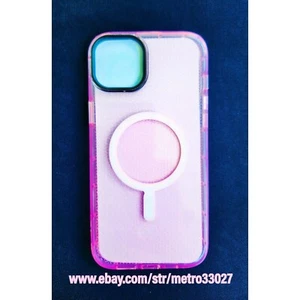 FOR APPLE IPHONE 15 PLUS CASE NIMBUS9 PHANTOM 2 W/MAGSAFE /PINK LAST ONE SALE - Picture 1 of 7