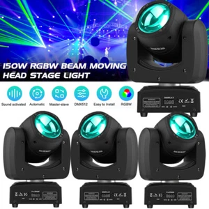 150W LED Moving Head Light RGBW Beam DMX Spotlight DJ Disco Club Stage Lighting - Picture 1 of 14