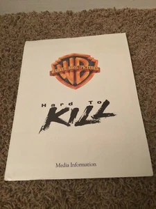 Vintage 1990 Hard To Kill Movie Press Release Kit Includes 4 Photos - Picture 1 of 3