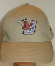 DEFUNCT VTG Joliet Jackhammers LEINENKUGELS TAN Baseball HAT CAP Strapback  