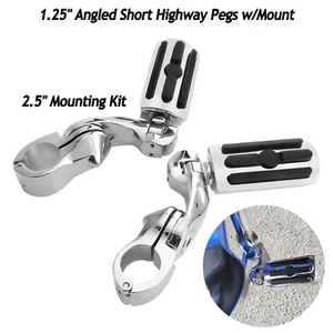 Sturzbügel-Fußrasten Für Harley Road King Street Glide XL883 XL1200 Highway Pegs - Picture 1 of 22