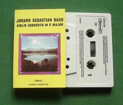 Bach Violin Concerto in E Major Munich Bach Orchestra Cassette Tape - TESTED - Image 1 of 3