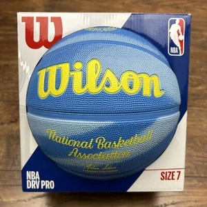 Balón de baloncesto Wilson NBA DRV Pro Heritage unisex, azul talla 7 nuevo en caja - Imagen 1 de 9