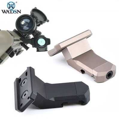 WADSN Tactical offset Optic Mount RM 45 Offset Mount For RMR T1 T2 SRO Red Dot Sight