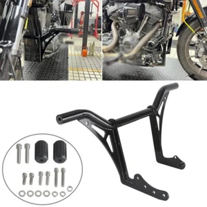 Front Engine Guard Highway Crash Bar For Harley Softail Street Bob FXBBS FXBB 18 - Picture 1 of 8