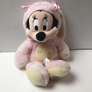 Minnie Mouse rosa Osterhase Hase Kostüm Plüsch 14 Zoll Disney Store - Bild 1 von 7