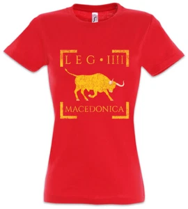 Legio IIII Macedonica Women T-Shirt Rome Roman Legion Empire Flag Banner Symbol - Picture 1 of 1