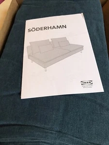 Ikea Soderhamn Tallmyra blau Chenille 3-Sitzer Bezug 605.579.15 NEU - Bild 1 von 6