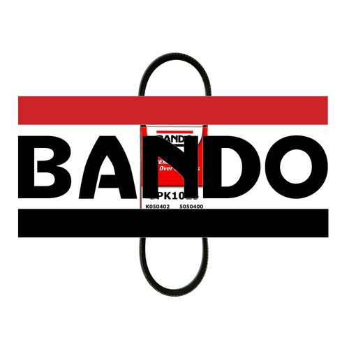 Bando Alternator Air Conditioning Accessory Drive Belt, BAN5PK1025