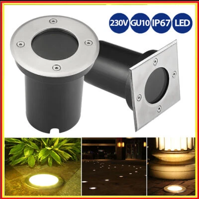 Bodeneinbaustrahler Bodeneinbauleuchte GU10 LED Bodenleuchte Außen Einbauspot - Bild 1 von 4