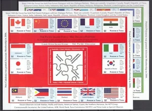 MA19785/ TONGA – FLAGS – Y&T # 1298 / 1327 MINT MNH SOUVENIR SHEETS – CV 135 $ - Picture 1 of 1