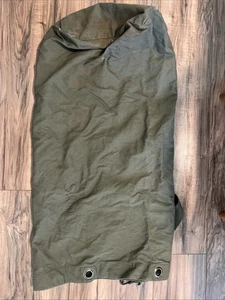 Bolso de Lona Militar Vintage Ejército Grande Verde Oliva Algodón Lona - Imagen 1 de 9