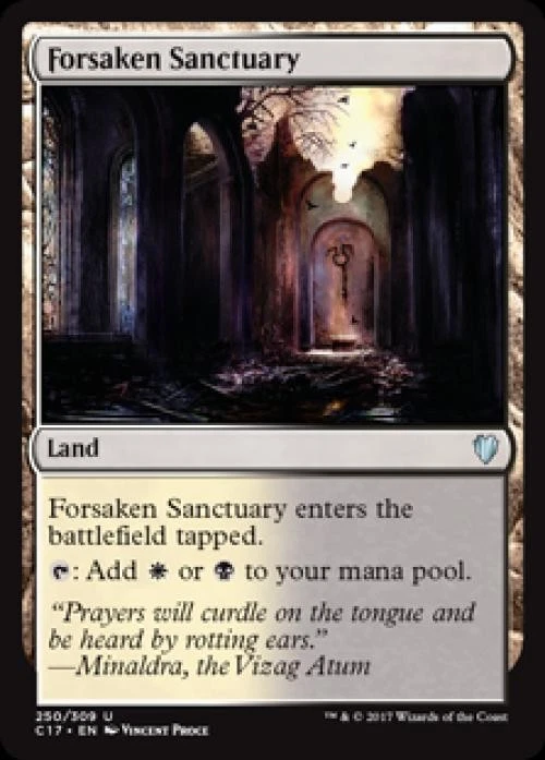 Forsaken Sanctuary - Light Play MTG Commander 2017 - Image 1 of 1