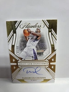 2023 2024 Flawless DeMarcus Cousins Auto 04/10 Gold Draft Gem Signature #DGS-DMC - Imagen 1 de 2