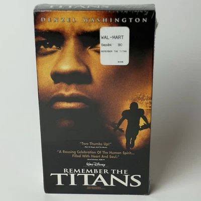 NEW SEALED Remember the Titans (VHS, 2001) Denzel Washington, Will Patton Footba - Image 1 of 4
