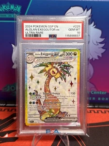 Alolan Exeggutor ex 225/191 Sv08: Surging Sparks Holo PSA 10 - Picture 1 of 2