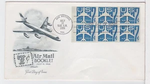 TurtlesTradingPost - 7 Cent Airmail Booklet Pane - #C51 1958 FDC Artmaster Cachet - Bild 1 von 1