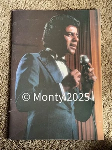 Anfang 1980er Johnny Mathis Konzertprogramm aus London in sehr gutem Zustand - Bild 1 von 5