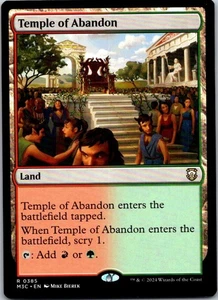 Magic the Gathering Temple of Abandon Modern Horizons 3 Commander MTG Free Ship! - Picture 1 of 1