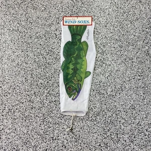 Vintage Windsock 29” Long Indoor/Outdoor Nylon Large Mouth Bass Fantasy Fish - Picture 1 of 7