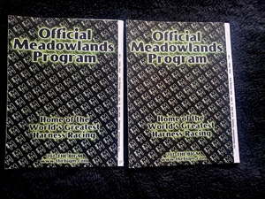 (2) 1997 Meadowlands Harness Racing Programs Feb 6 & Mar 4 - Picture 1 of 3