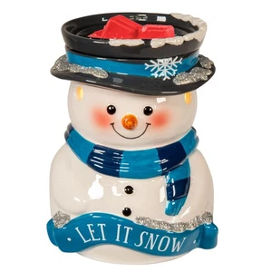 Wax Melt Warmer for Scented Wax Melts - Holiday Collection Wintery Winston Sn... - Picture 1 of 8