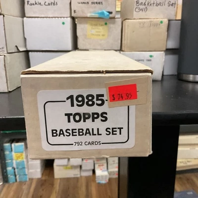 1985 Topps Baseball Complete Set 792 Cards Roger Clemens Mark McGwire Puckett RC - Image 1 of 4